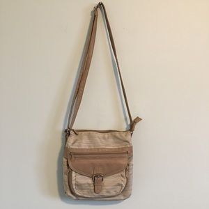 Multi Sac Tan Crossbody Bag